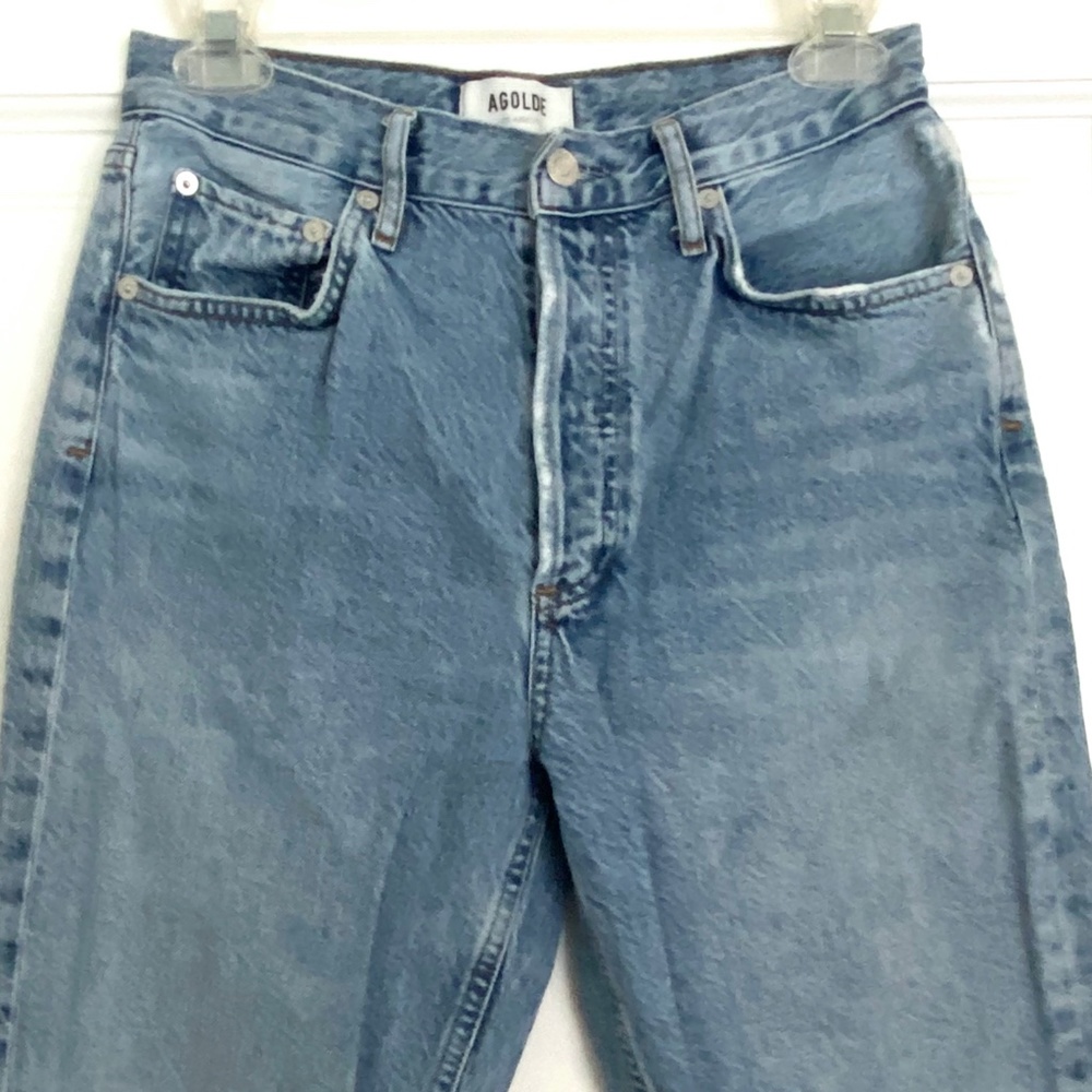Agolde Riley High Rise Crop Jean - 26 - Picture 6 of 9